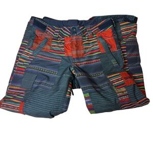 Burton Snowboard Boys DryRide Exile Cargo Pants Insulated MEDIUM 10/12 Mulitcol